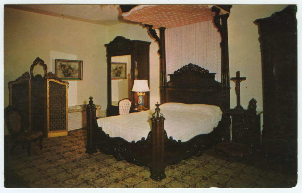 A Bedroom of the Afton Villa Plantation